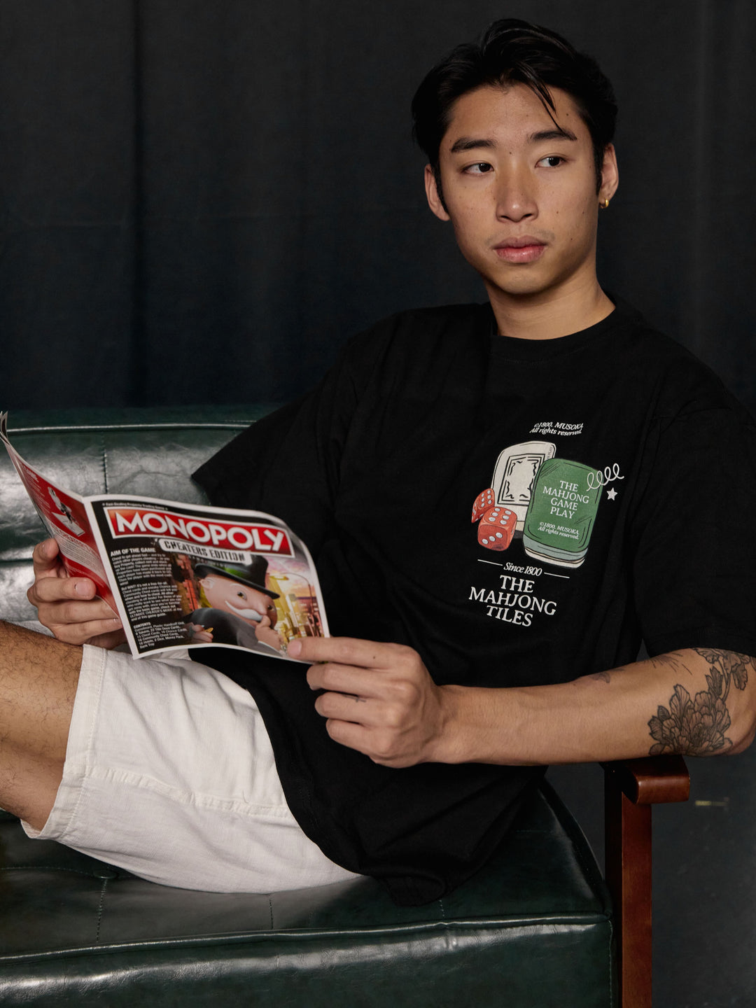 BACKORDER | COAL-BLACK™ - THE MAHJONG TILES