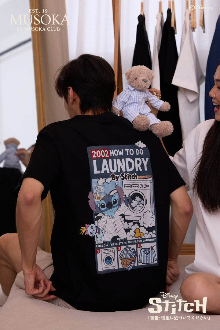 PREORDER | Laundry Time with Stitch (COAL-BLACK™)