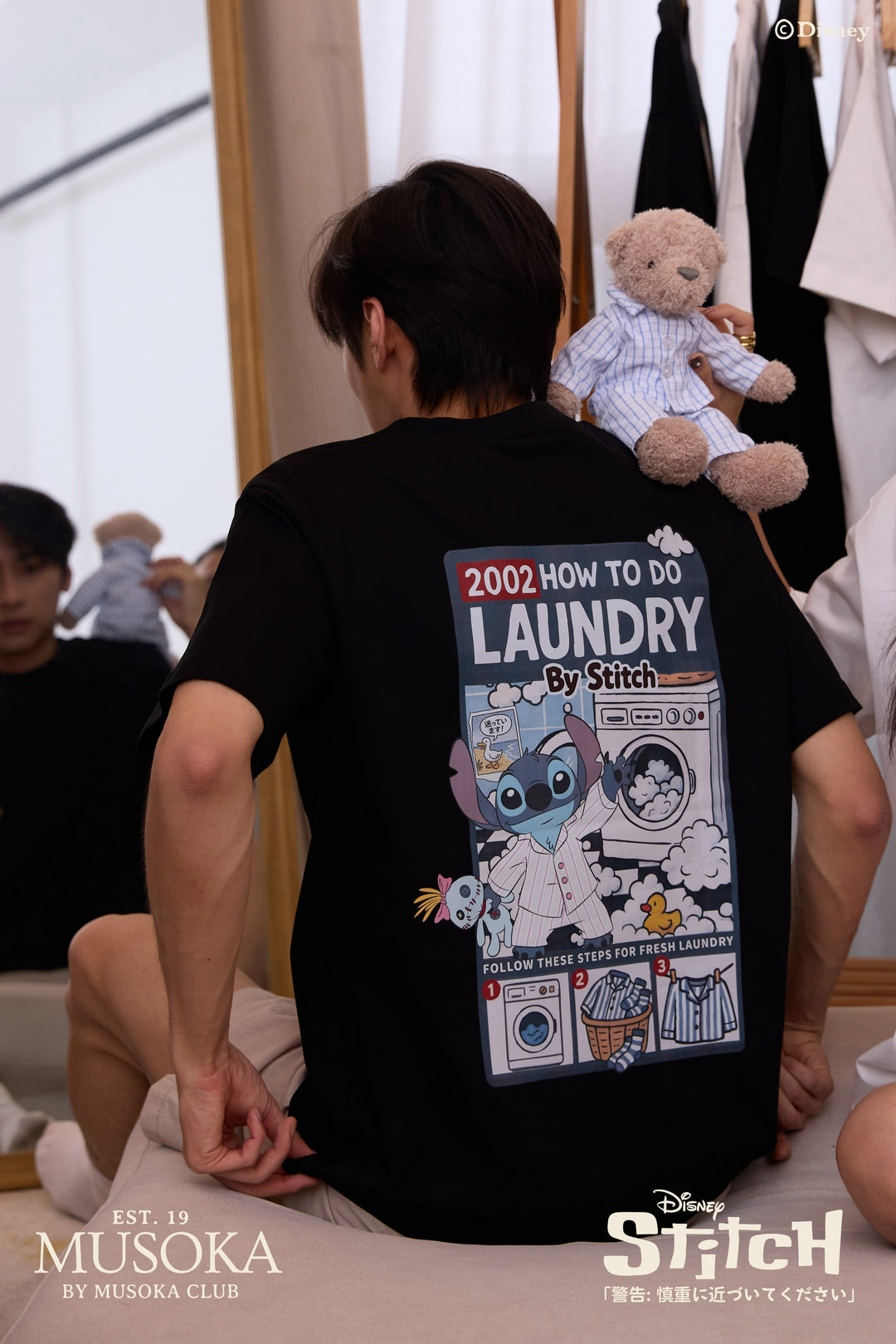 PREORDER | Laundry Time with Stitch (COAL-BLACK™)