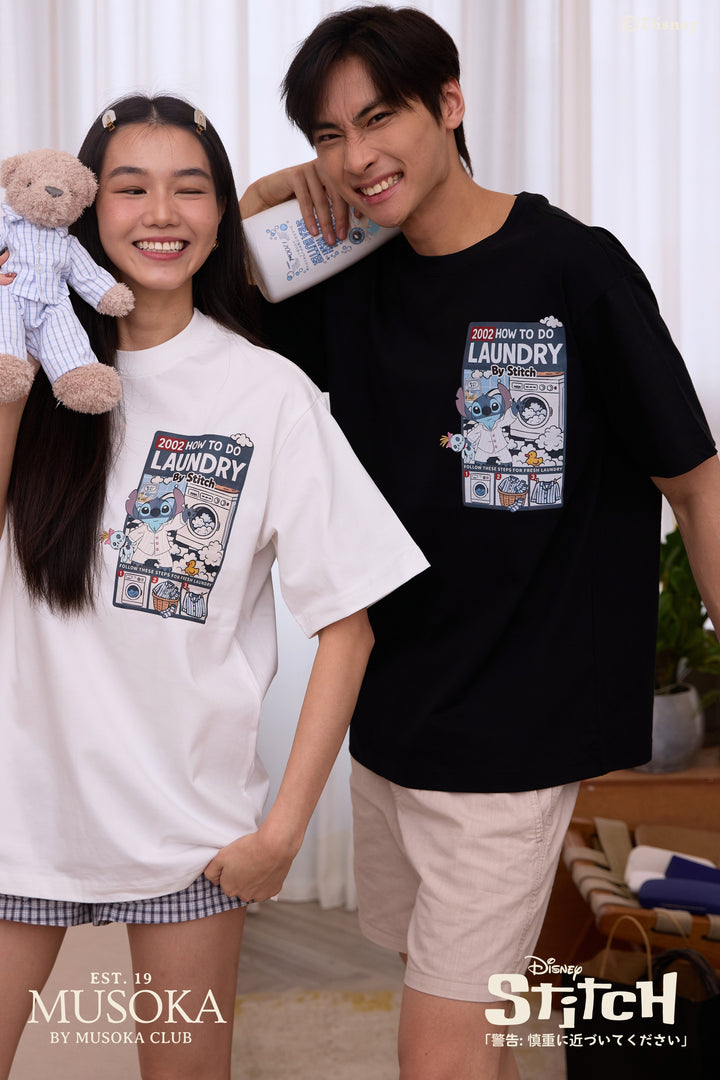 PREORDER | Laundry Time with Stitch (COAL-BLACK™)