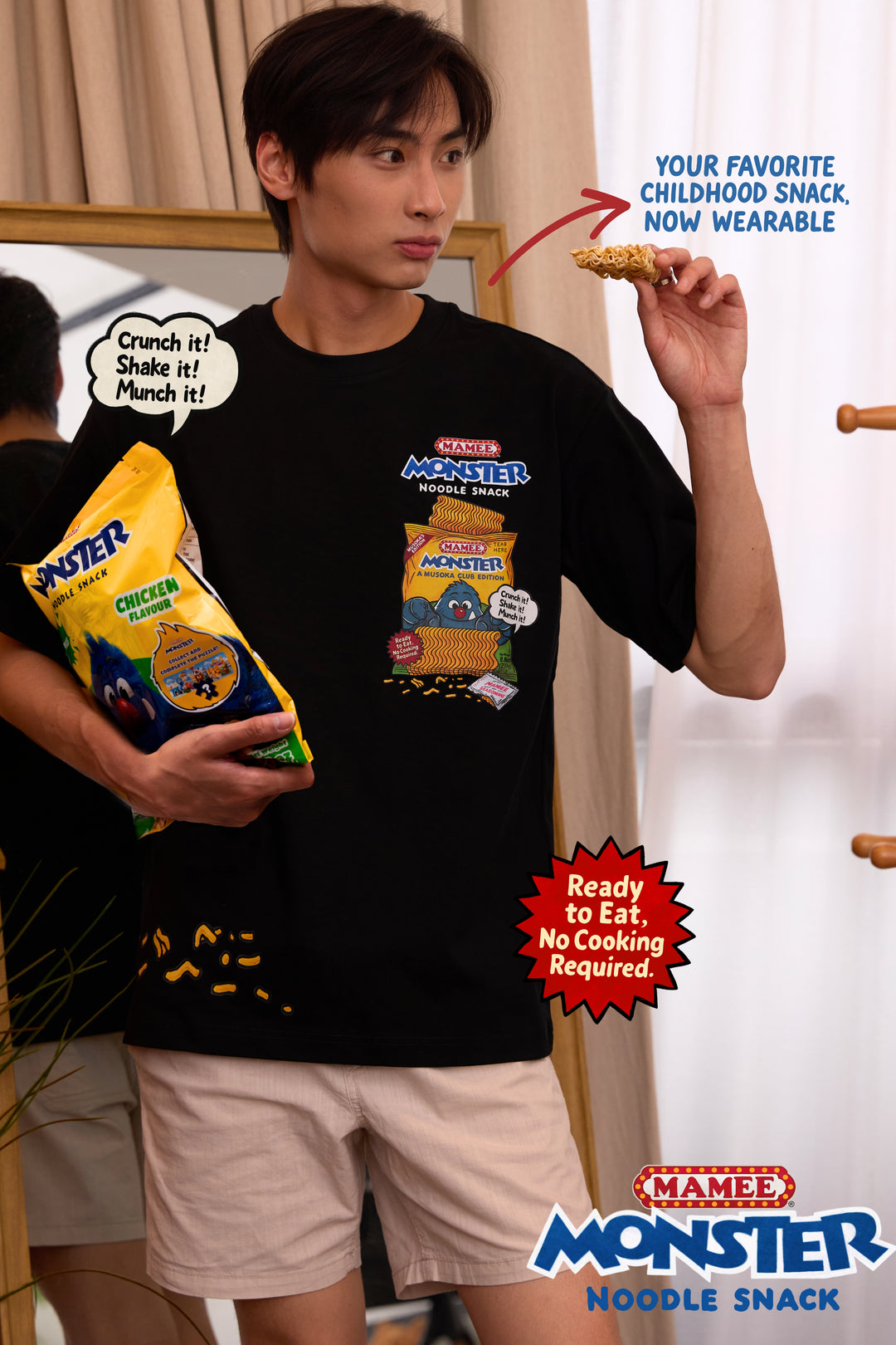 COAL-BLACK™ - POV: YOU'RE A PACKET OF MAMEE MONSTER SNACK