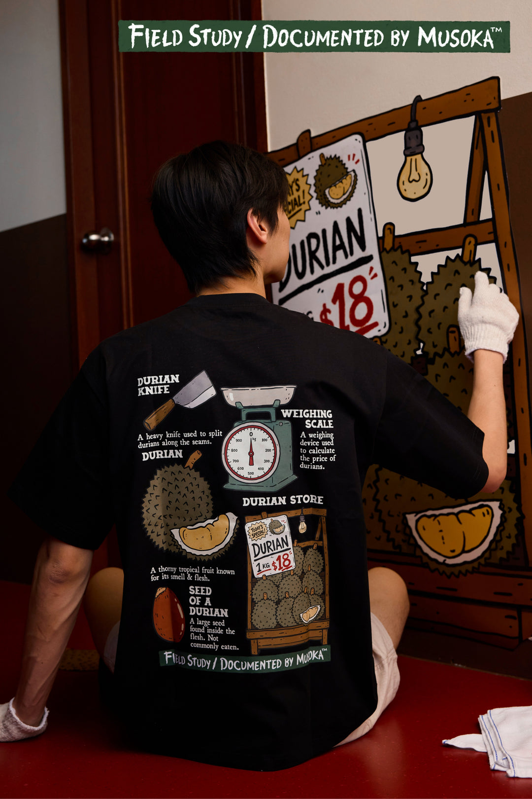 PREORDER | FIELD STUDY: DURIAN STALL CREW (COAL-BLACK™)