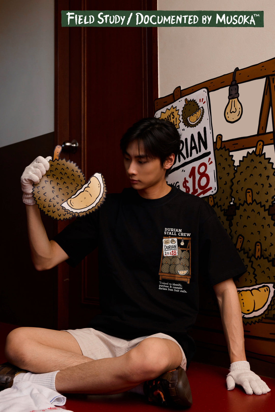 PREORDER | FIELD STUDY: DURIAN STALL CREW (COAL-BLACK™)