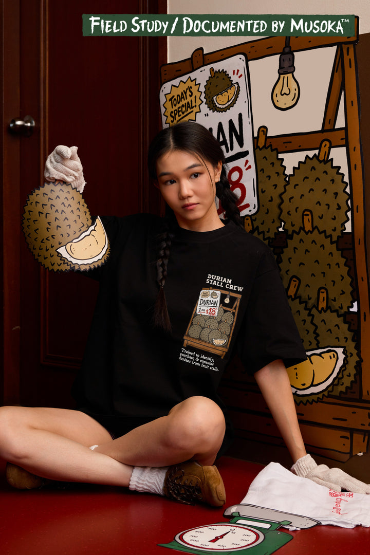 PREORDER | FIELD STUDY: DURIAN STALL CREW (COAL-BLACK™)