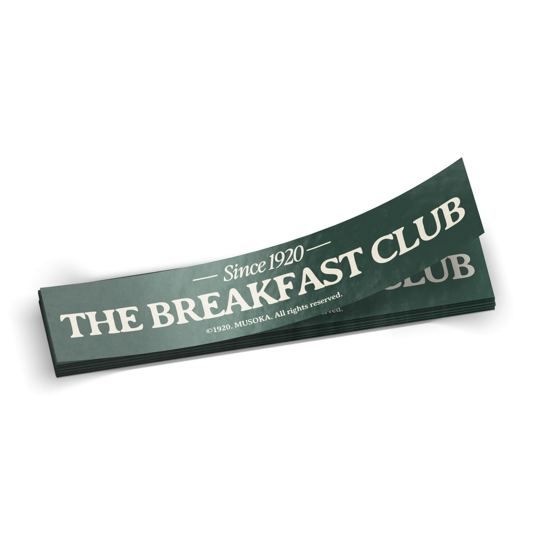 3 inch" Official Breakfast Club Logo Stickies (Green)