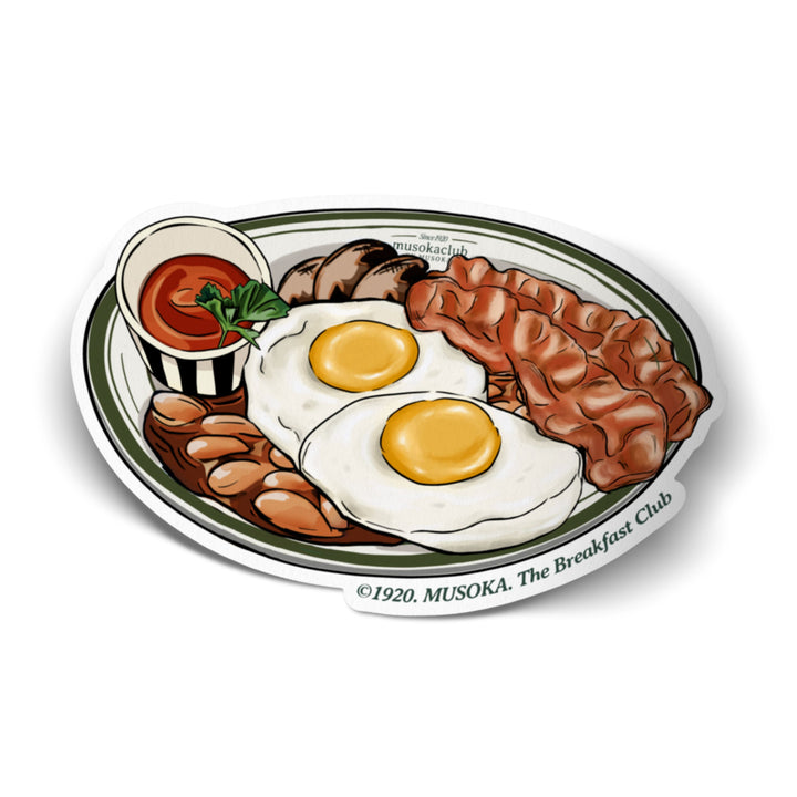 3 inch" Breakfast Platter Stickies